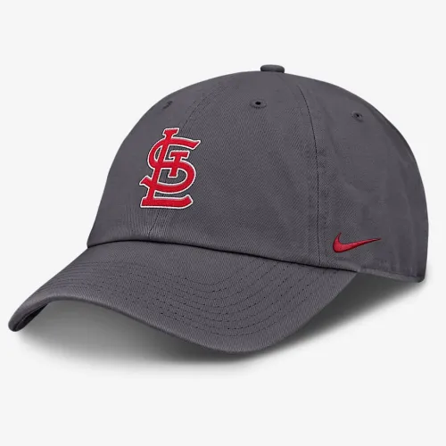St. Louis Cardinals Club мужские Nike MLB Adjustable Hat цвет серый