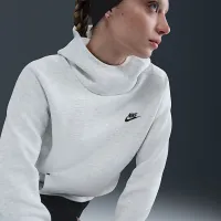 Nike Sportswear Tech Fleece женская Толстовка с капюшоном цвет серый