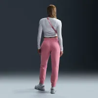 Nike Sportswear Phoenix Fleece женская Mid-Rise Sweatpants Pink