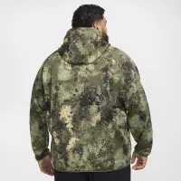 Nike Camo мужские Therma-FIT Versatile Pullover Толстовка с капюшоном цвет зеленый