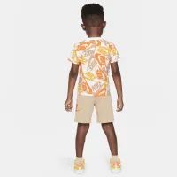 Nike Futura Toss Toddler шорти комплект колір коричневий