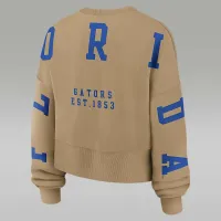 Nike Florida Phoenix 2-Hit женская Jordan Brand College Pullover Crew цвет коричневый