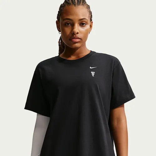 Nike женская Short-Sleeve баскетбольные футболка цвет черный