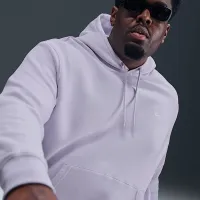 Nike Club чоловічі Pullover Fleece Толстовка з капюшоном колір фіолетовий