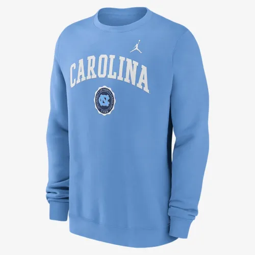 Nike North Carolina Tar Heels Arched Seal чоловічі Jordan College Pullover Crew блакитний