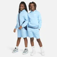 Nike Sportswear Club Fleece Big детские Pullover Толстовка с капюшоном синий