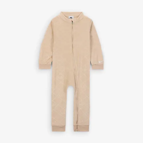 Nike Baby (12-24M) Cozy Monogram Coverall цвет коричневый