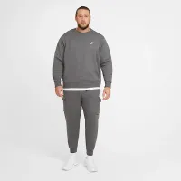 Nike Sportswear Club Fleece мужские Crew цвет серый