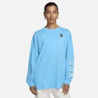 USA Essentials жіноча Nike Long-Sleeve Top блакитний