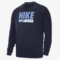 Nike Club Fleece чоловічі Lacrosse Crew-Neck Pullover Top блакитний