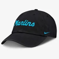 Miami Marlins Club Men’s Nike MLB Adjustable Hat цвет черный