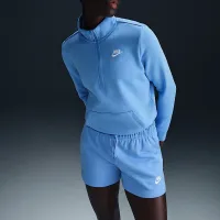 Nike Sportswear Club Fleece жіноча Mid-Rise шорти блакитний