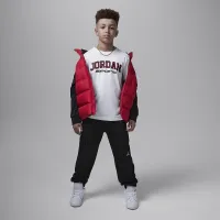 Nike Jordan Dri-FIT Sport Big дитячі футболка колір білий