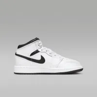 Nike Air Jordan 1 Mid Big детские Кроссовки цвет белый