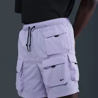 Nike Tech чоловічі Woven Cargo шорти колір фіолетовий