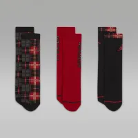 Nike Jordan Gifting Crew шкарпетки (3 пари) Big дитячі шкарпетки колір чорний
