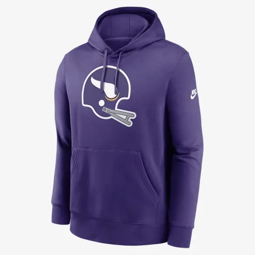 Minnesota Vikings Rewind Club Logo Men’s Nike NFL Pullover Толстовка з капюшоном колір фіолетовий