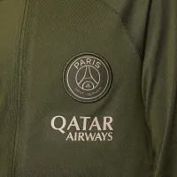 Nike Paris Saint-Germain Strike Fourth Big дитячі Jordan Dri-FIT Soccer Hooded Knit Tracksuit колір зелений