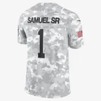Deebo Samuel Sr. San Francisco 49ers Salute to Service чоловічі Nike Dri-FIT NFL Limited Jersey колір білий