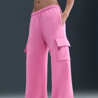 Nike Sportswear Phoenix Fleece жіноча Cargo Sweatpants Pink