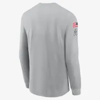 цвет зеленый Bay Packers Salute to Service Mascot Edge Legend мужские Nike NFL Long-Sleeve футболка цвет серый