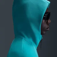 Nike Tech мужские Full-Zip Windrunner Толстовка с капюшоном цвет зеленый