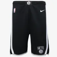 Brooklyn Nets Icon Edition Big детские Nike Dri-FIT NBA Swingman шорты цвет черный
