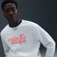 Nike Sportswear Club мужские Fleece Crew цвет белый