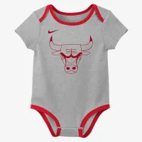 Chicago Bulls Baby Nike NBA 3 пары Bodysuit набор цвет красный