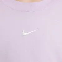 Nike Sportswear Essential Big детские (Girls') футболка цвет фиолетовый