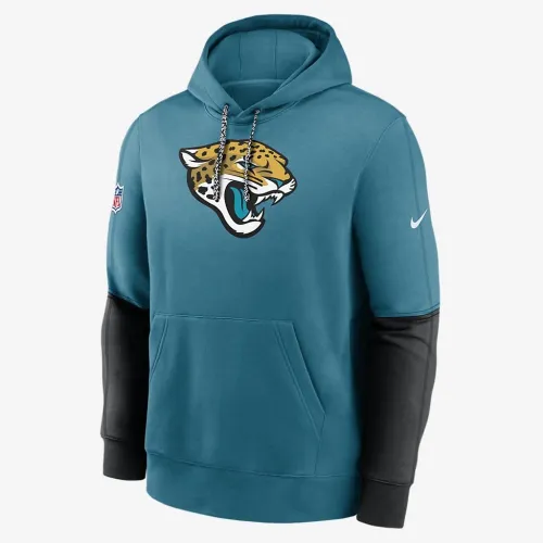 Jacksonville Jaguars Sideline Team Issue Club чоловічі Nike NFL Pullover Толстовка з капюшоном колір зелений