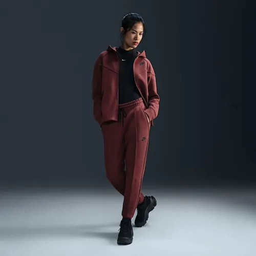 Nike Sportswear Tech Fleece женская Mid-Rise Joggers цвет коричневый