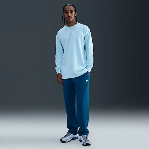 Nike Club чоловічі Open-Hem Fleece Pants блакитний