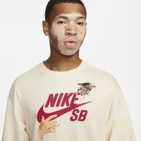 Nike SB Long-Sleeve Skate футболка колір білий