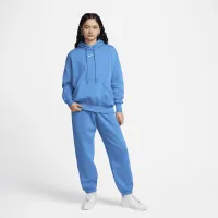 Nike Sportswear Phoenix Fleece женская С высокой Талией оверсайз Sweatpants синий