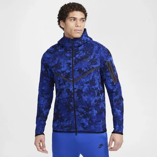 Nike Tech Windrunner чоловічі Fleece Full-Zip Толстовка з капюшоном блакитний