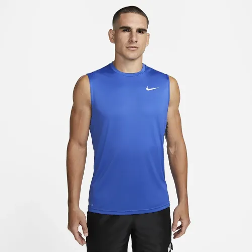 Nike Essential мужские Sleeveless Hydroguard Swim Shirt синий