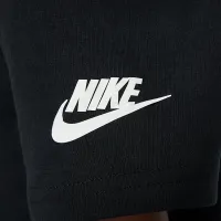 Nike Little дитячі Brandmark Swoosh футболка колір чорний