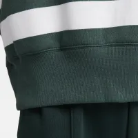 Nike Sportswear Phoenix Fleece женская Over-оверсайз Striped Crew-Neck свитшот цвет зеленый