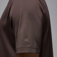 Nike Jordan Sport чоловічі Mock-Neck для гольфу футболка колір коричневий