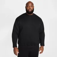 Nike Tech мужские Fleece Crew цвет черный