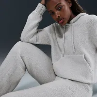 Nike Sportswear Phoenix Cozy Букле женская Slim Knit Pants цвет серый