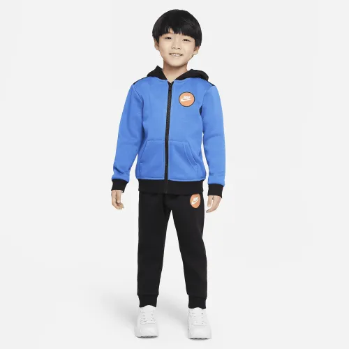 Nike Toddler Толстовка с капюшоном and Pants набор синий