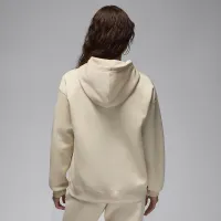 Nike Jordan Brooklyn Fleece жіноча Pullover Толстовка з капюшоном колір коричневий