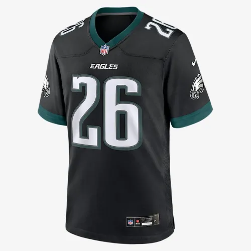 Saquon Barkley Philadelphia Eagles чоловічі Nike NFL Game Jersey колір чорний
