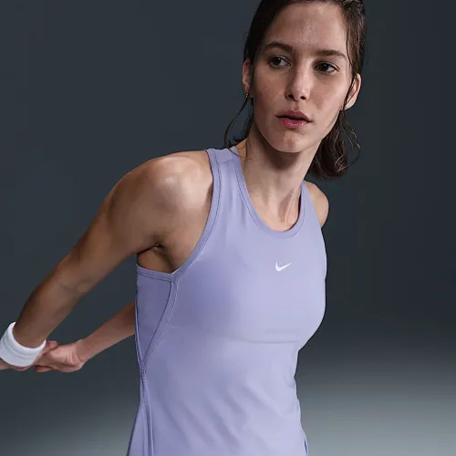 Nike Victory женская Dri-FIT Tennis Tank Top цвет фиолетовый