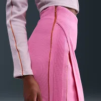 Nike Naomi Osaka женская С высокой Талией Ribbed Maxi юбка Pink