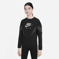 Nike Air Big дитячі (Girls') French Terry світшот колір чорний