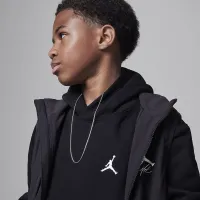 Nike Jordan MJ Brooklyn Big детские Fleece Pullover Толстовка с капюшоном цвет черный