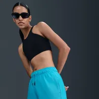 Nike Sportswear Club Fleece женская Mid-Rise шорты цвет зеленый